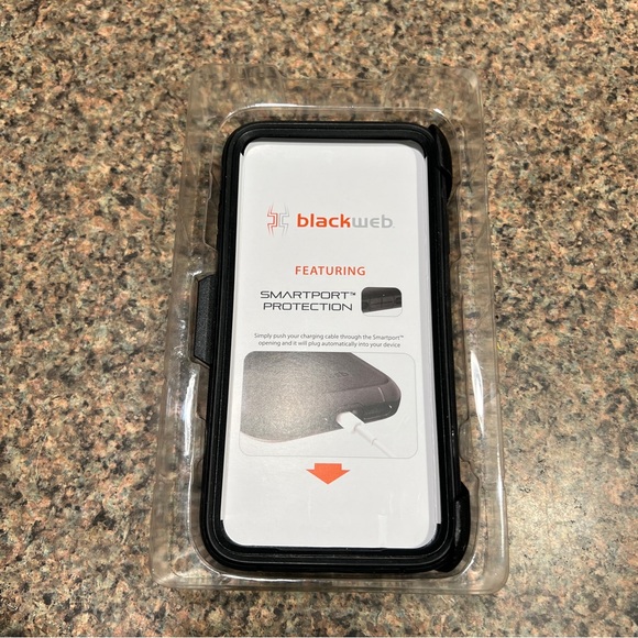 Blackweb phone case with holster for iPhone XS Max black. - Picture 8 of 9